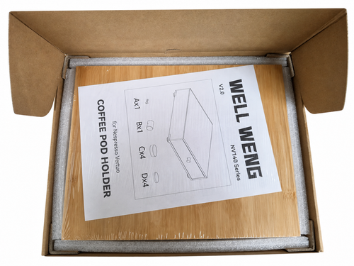 Bamboo Nespresso Vertuo Coffee Pod Drawer