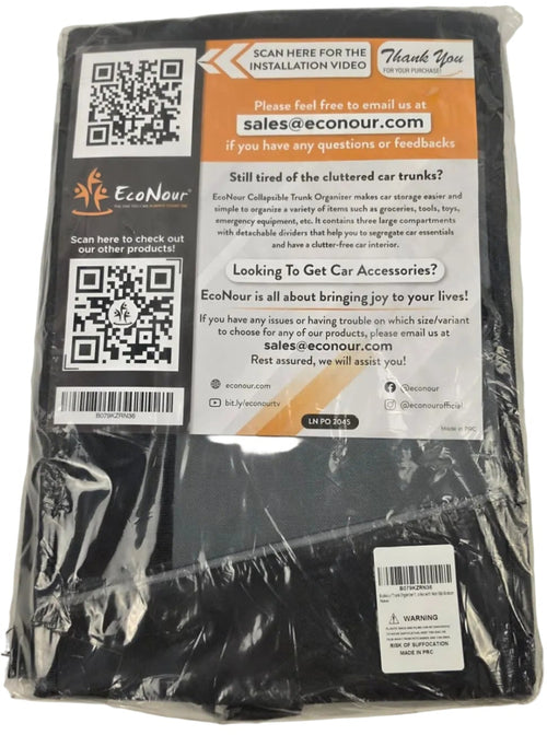 Econour Collapsible Car Trunk Organizer