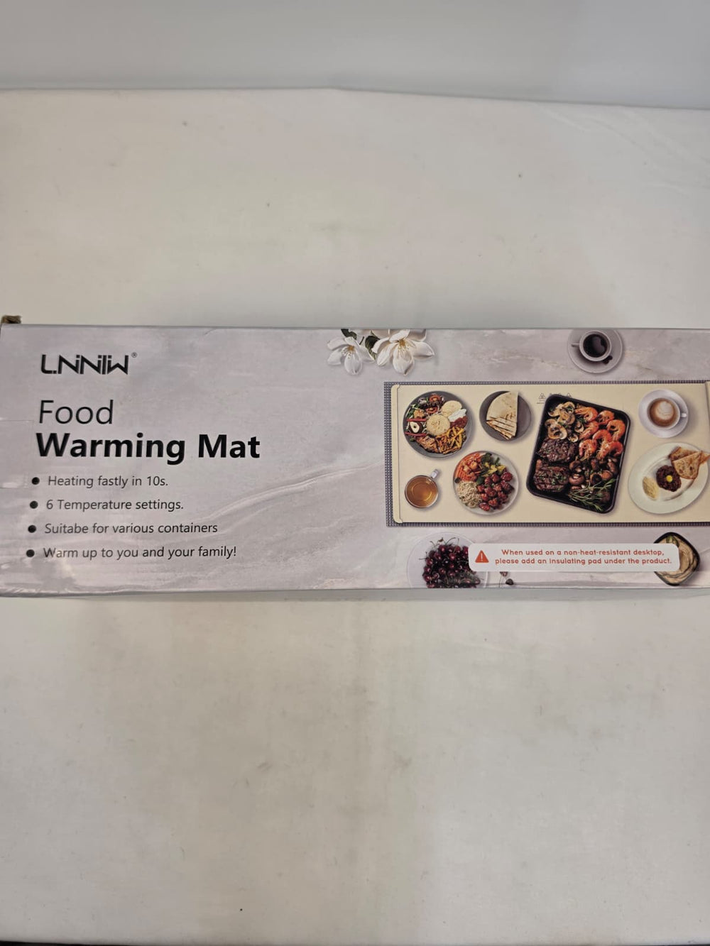 Electric Food Warming Mat — Foldable Buffet Warmer Tray