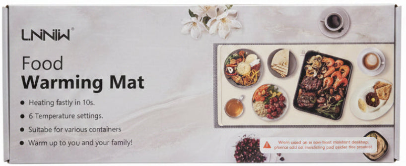 Electric Food Warming Mat — Foldable Buffet Warmer Tray