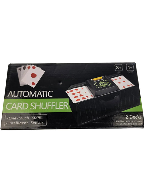 Mélangeur de cartes automatique — 2 jeux, à piles