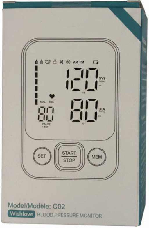 Wishlove Automatic Upper Arm Blood Pressure Monitor