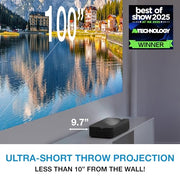 Optoma Portable Short-Throw Laser Projector ML1080UST Photon GO 4