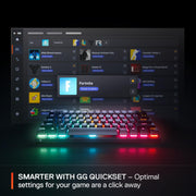 SteelSeries Apex Pro Mini Gen 3 Gaming Keyboard — OmniPoint 3.0 HyperMagnetic, RGB, PBT Keycaps, USB-C 4