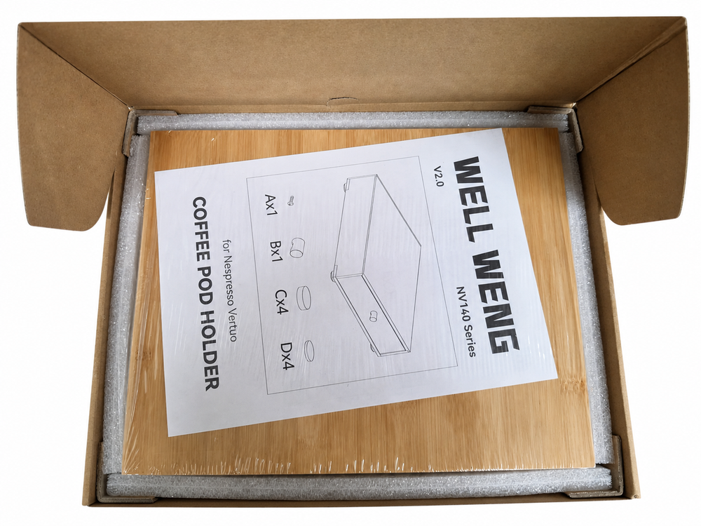 Bamboo Nespresso Vertuo Coffee Pod Drawer
