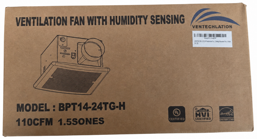 VENTECHLATION 110 CFM Bathroom Exhaust Fan