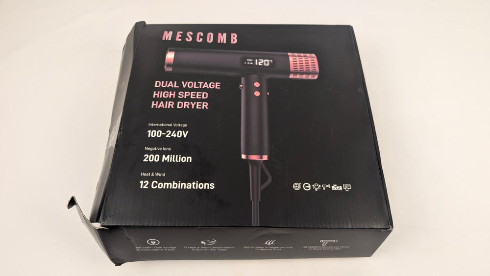 Sèche-cheveux de voyage double tension Mescomb