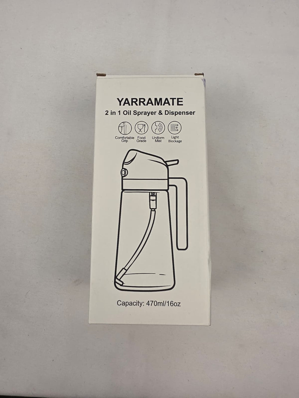 Pulvérisateur et distributeur d'huile 2-en-1 Yarramate