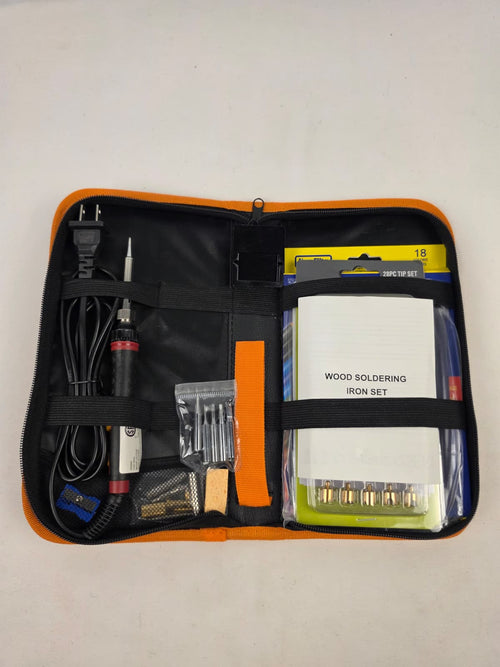 Wood Burning & Soldering Iron Kit (28-pc Pyrography)