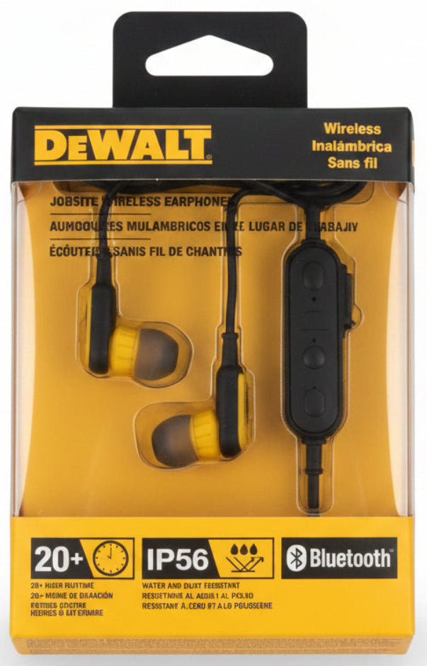 DeWalt Wireless Bluetooth Jobsite Earbuds