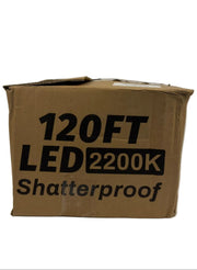120ft Warm White LED Rope Lights 1