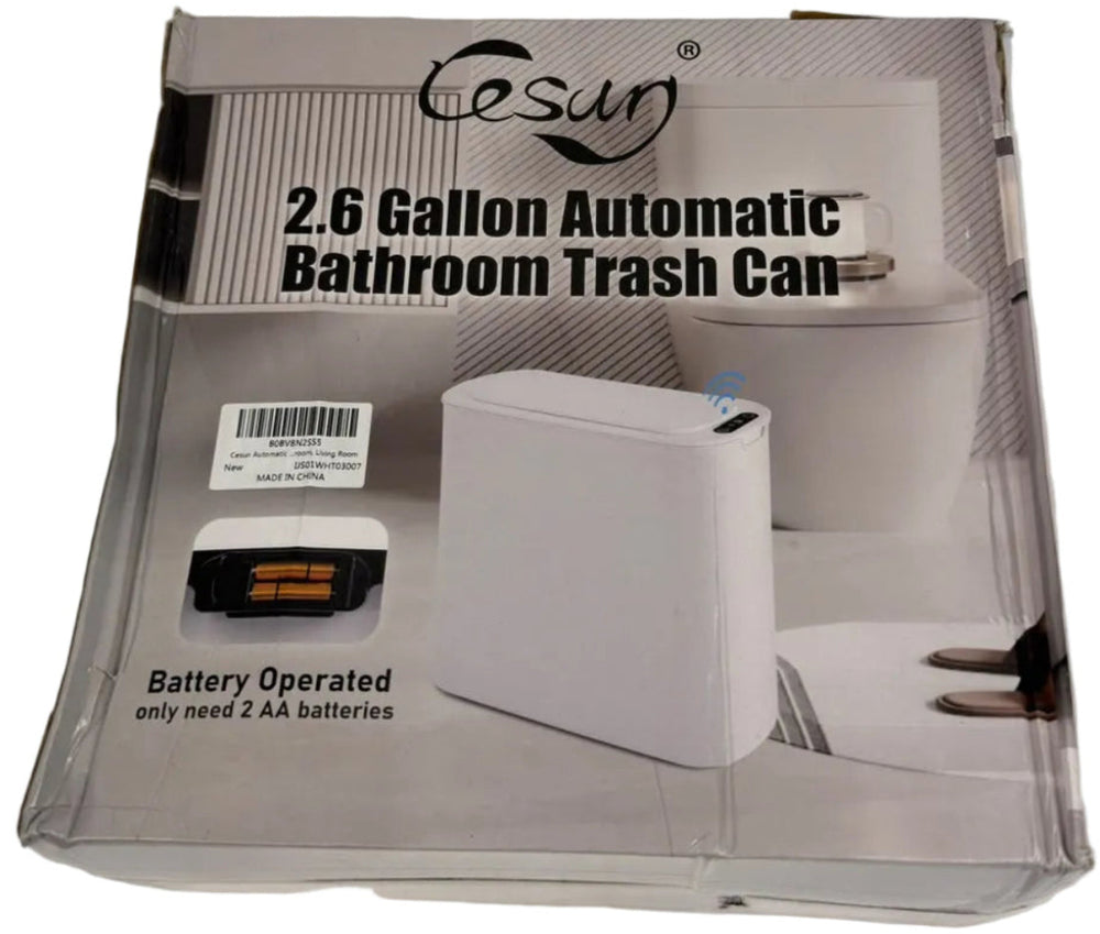 Cesun 2.6 Gallon Automatic Touchless Bathroom Trash Can