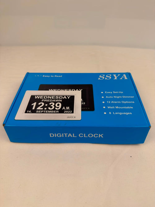 SSYA Large Display Digital Calendar Clock