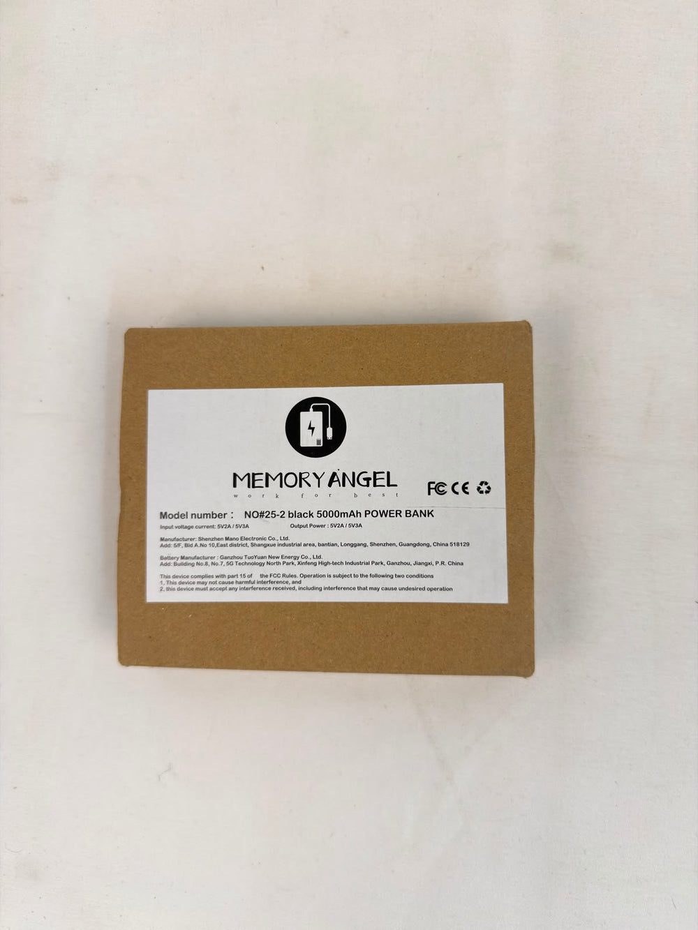 Memory Angel 5000mAh Portable Power Bank