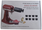 Shaved Ice Maker Attachment for Stand Mixers (8 Molds) 1